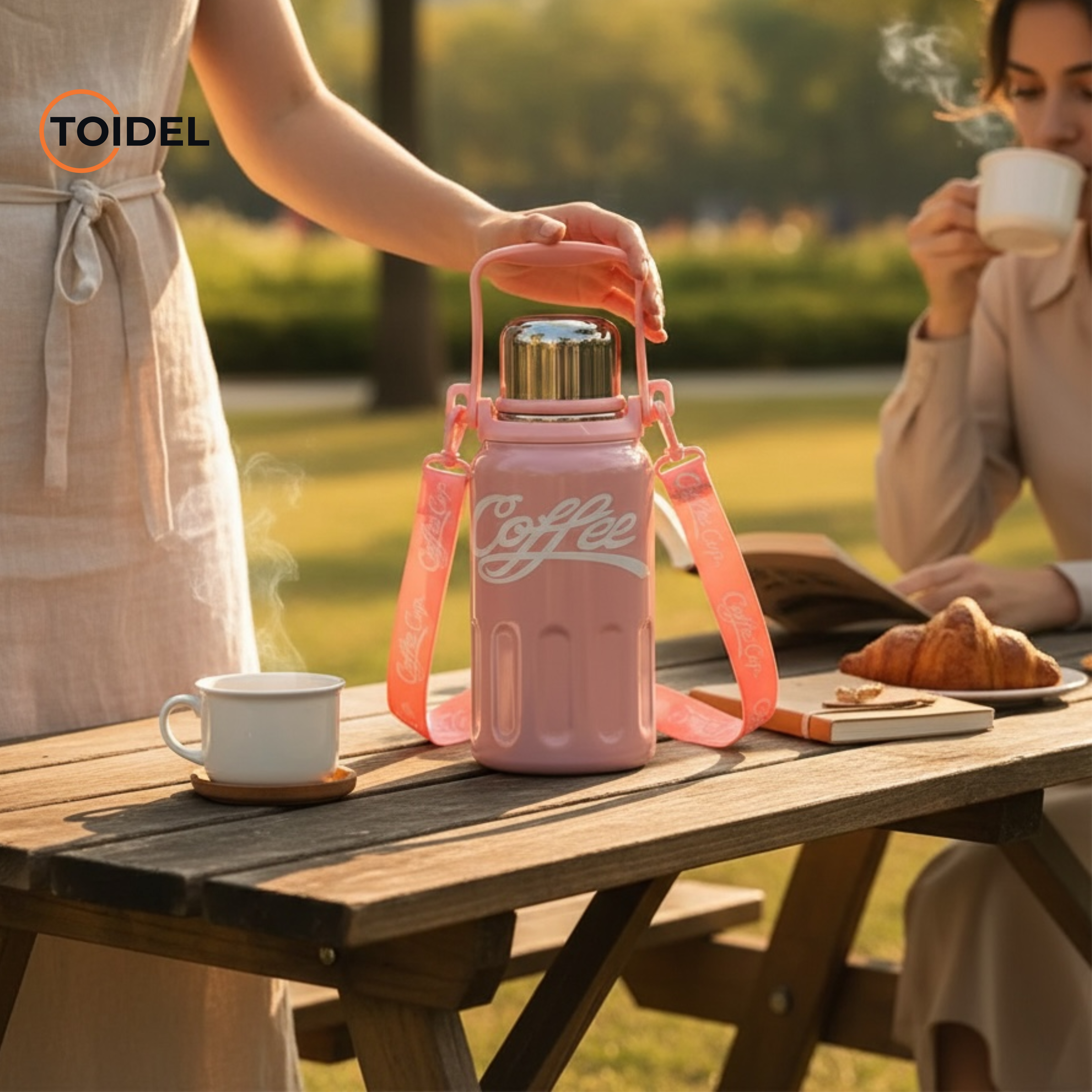 Printed Stainless Steel Coffee Bottle image 2