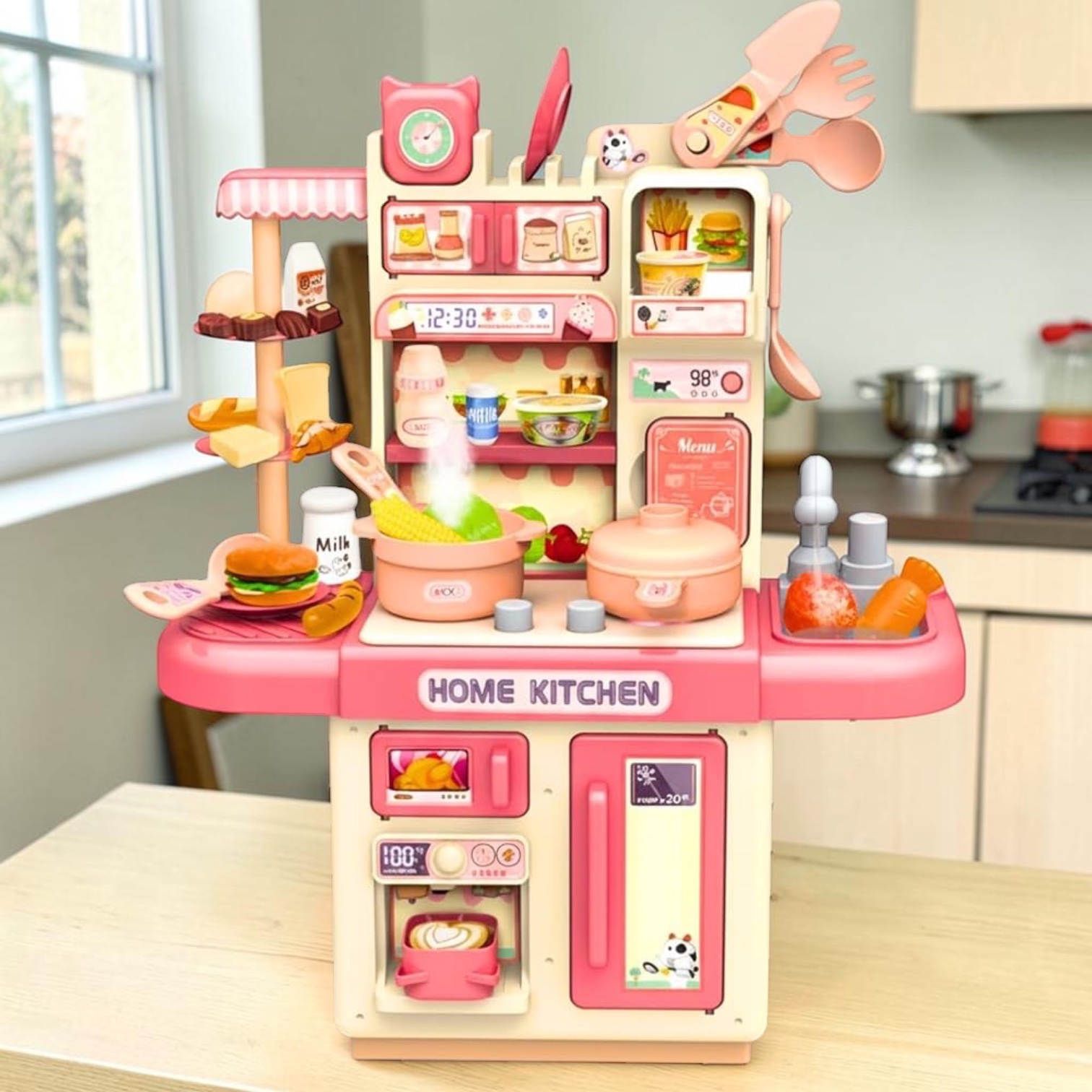 Kitchen Set For Kids With Smoke image 2