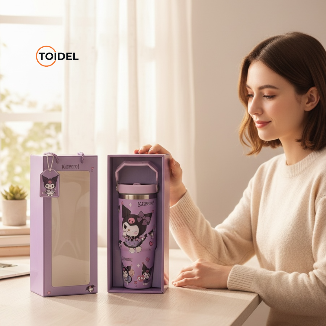 Kuromi Stainless Steel Tumbler Gift Pack image 2